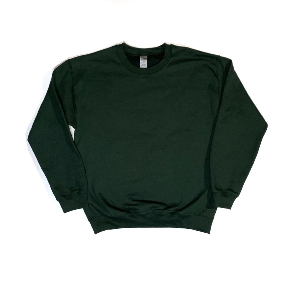 Vintage Gildan Basic Forest Green Sweatshirt